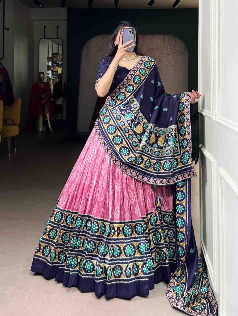 LNB 1246 Tasar Silk LPI Bridal lehenga choli wholesale